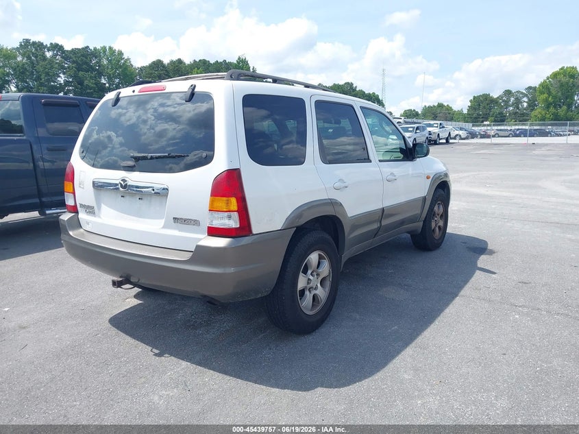2001 MAZDA TRIBUTE SPORT UTILITY VEHICLE 3.0L V-6 DOHC, 200HP