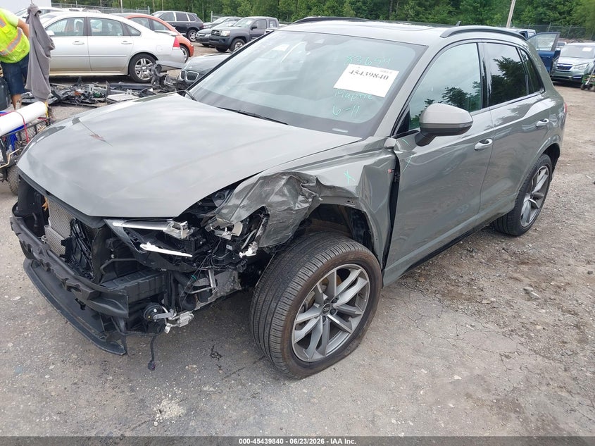Vin: wa1decf36s1019150, lot: 45937949, audi q3 premium 45 tfsi s line quattro tiptronic 20252