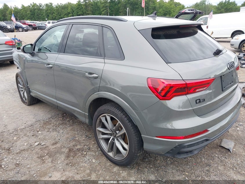 Vin: wa1decf36s1019150, lot: 45937949, audi q3 premium 45 tfsi s line quattro tiptronic 20253