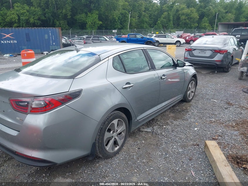 Vin: knagm4ad8g5092996, lot: 45938047, kia optima hybrid 20164