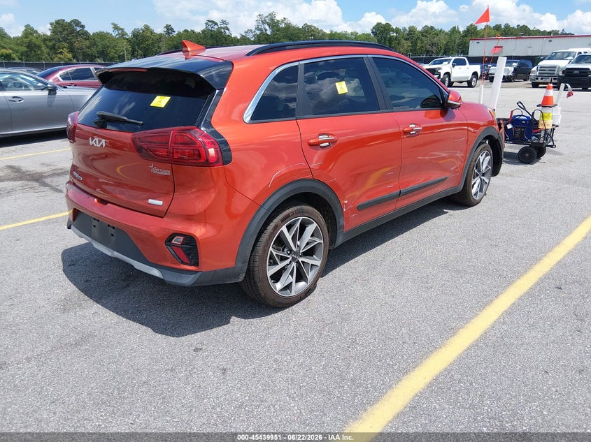 Vin: kndcc3lc9n5502107, lot: 45938060, kia niro touring se 20224