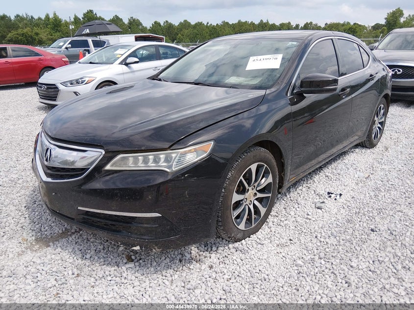 2017 Acura TLX, Rear, IAAI, VIN 19UUB1F34HA009407 — photo 2
