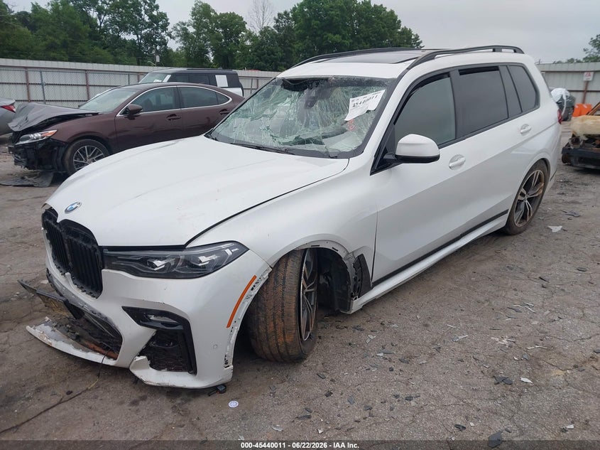 Vin: 5uxcw2c05n9k22960, lot: 45938120, bmw x7 xdrive40i 20222