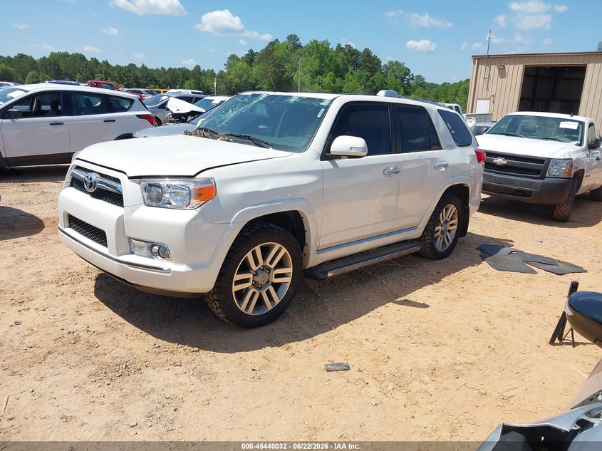 Vin: jtebu5jr3b5038587, lot: 45938141, toyota 4runner limited v6 20112
