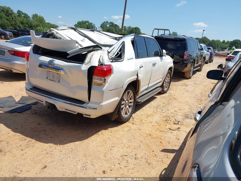 Vin: jtebu5jr3b5038587, lot: 45938141, toyota 4runner limited v6 20114