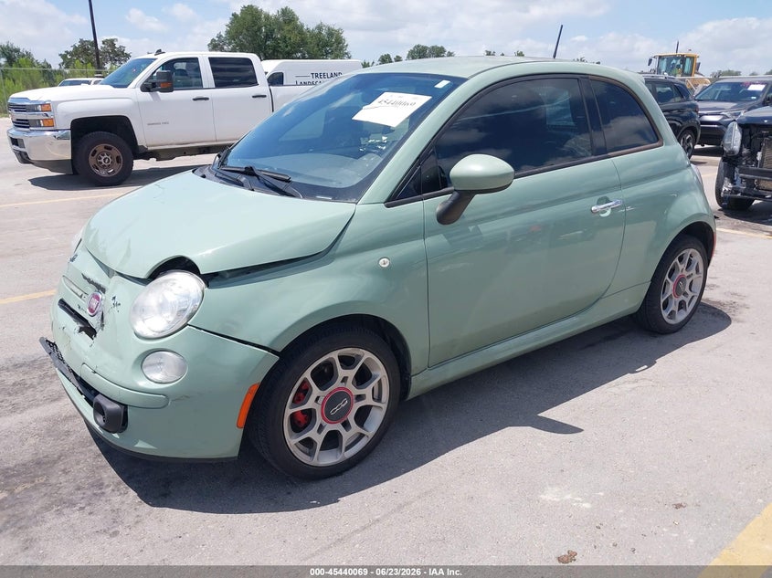 Vin: 3c3cffbr6ft619745, lot: 45938178, fiat 500 sport 20152