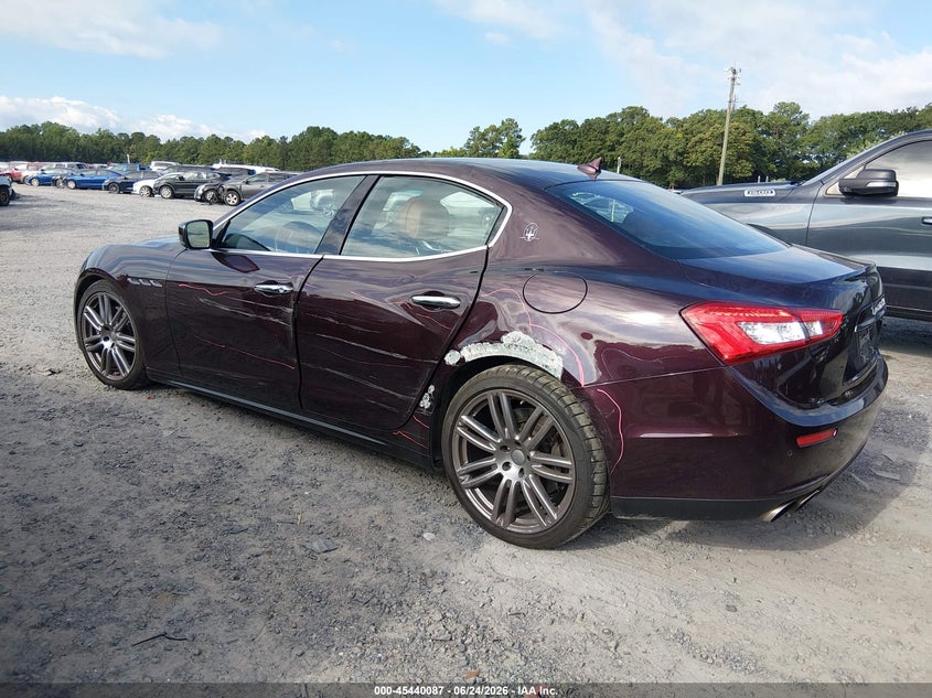 MASERATI GHIBLI 2015 VIN ZAM57XSA4F1141393