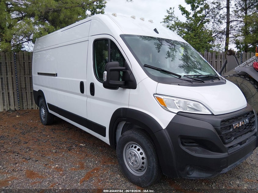 Vin: 3c6lrvdg9se553951, lot: 45938273, ram promaster 2500 tradesman high roof 159 wb w/pass seat 2025 img_1