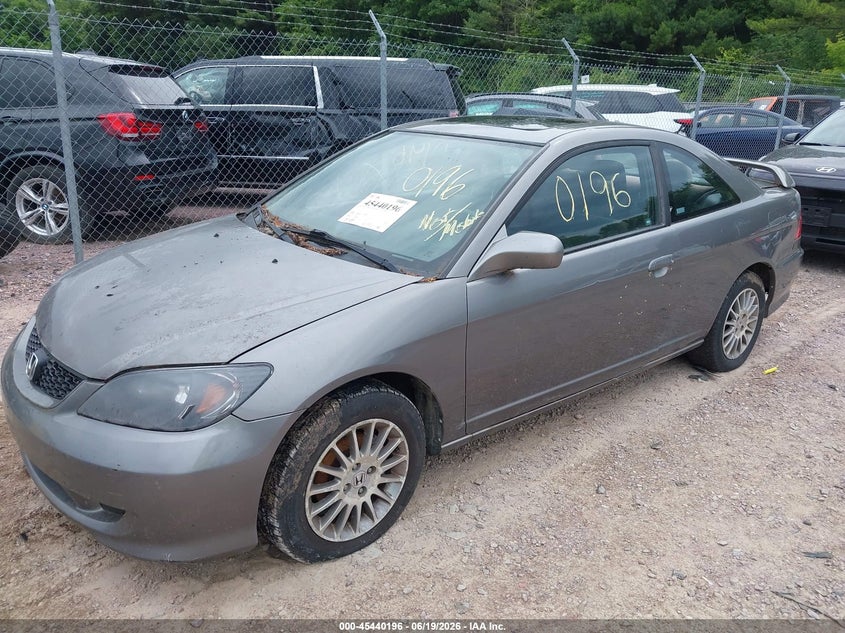 2005 Honda Civic, Normal Wear & Tear, IAAI, VIN 1HGEM22985L013474 — photo 2