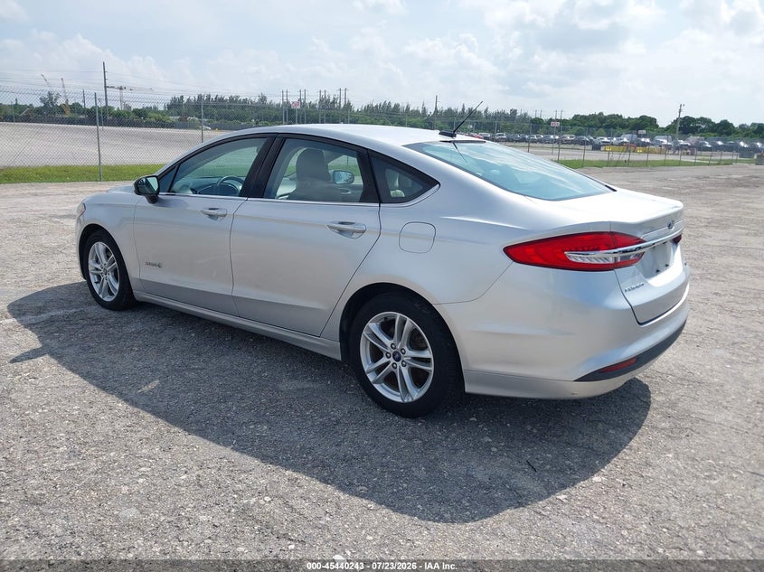 Vin: 3fa6p0uu3jr271502, lot: 45938352, ford fusion hybrid s 20183