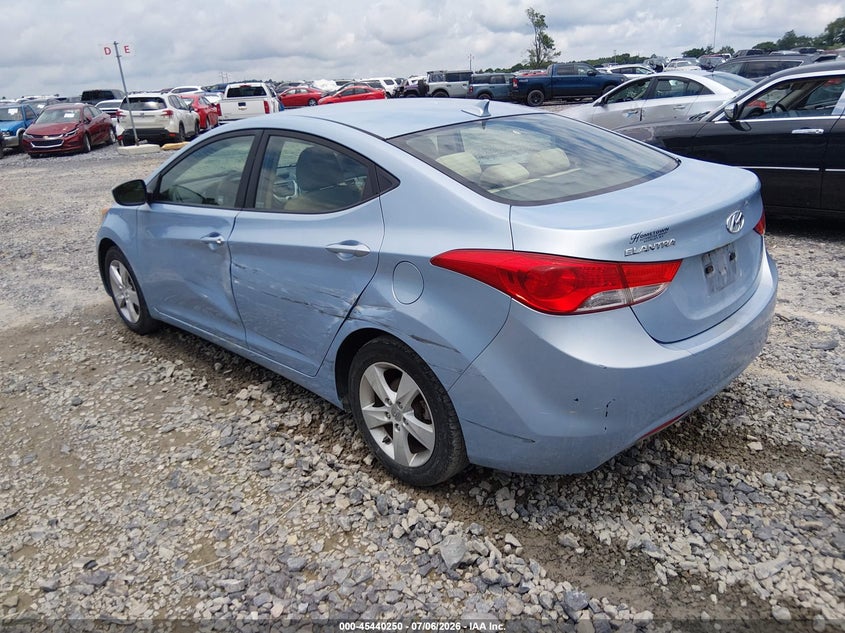 2012 HYUNDAI ELANTRA auction photo 3