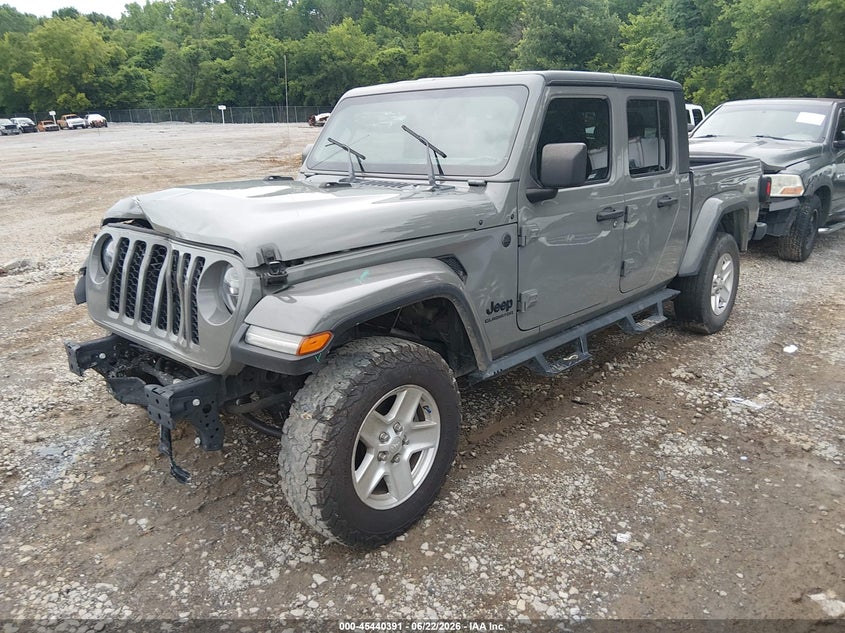 Vin: 1c6hjtag7nl129766, lot: 45938500, jeep gladiator sport s 4x4 20222