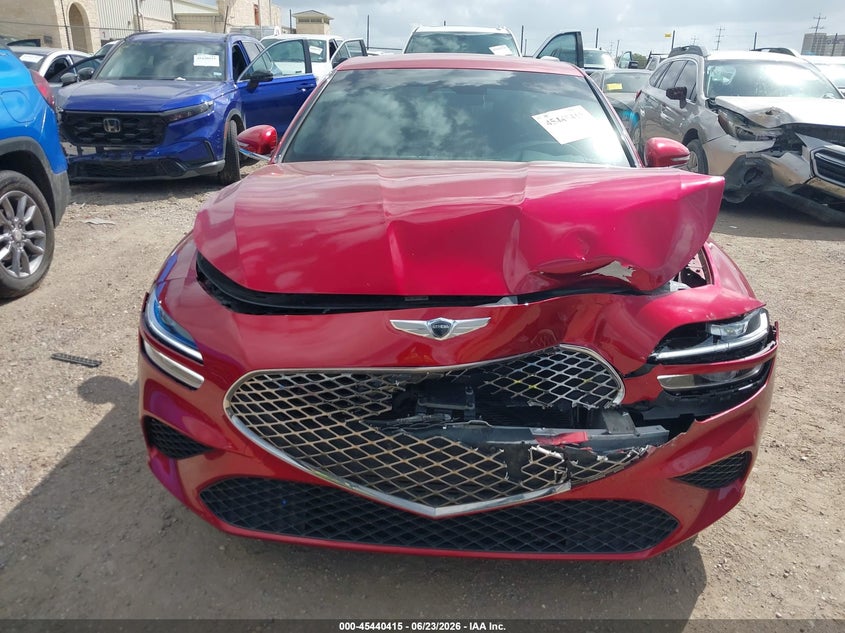 2022 Genesis G70 2.0T Rwd VIN: KMTG34TA5NU087008 Lot: 45440415