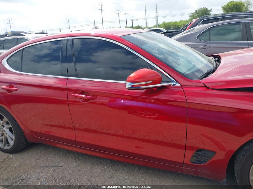 2022 Genesis G70 2.0T Rwd VIN: KMTG34TA5NU087008 Lot: 45440415