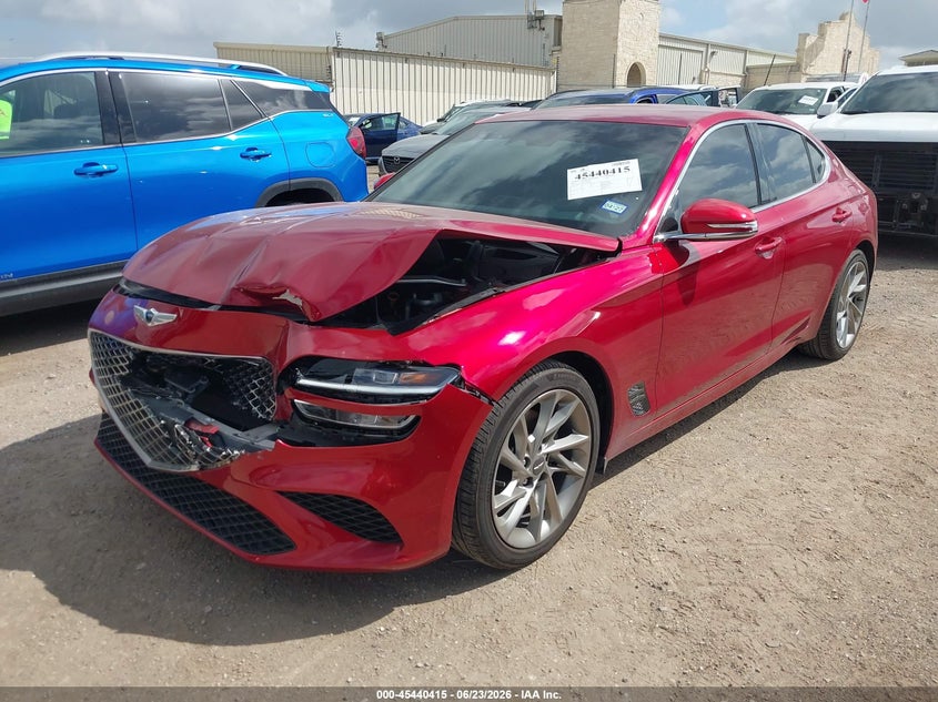 Vin: kmtg34ta5nu087008, lot: 45938524, genesis g70 2.0t rwd 20222