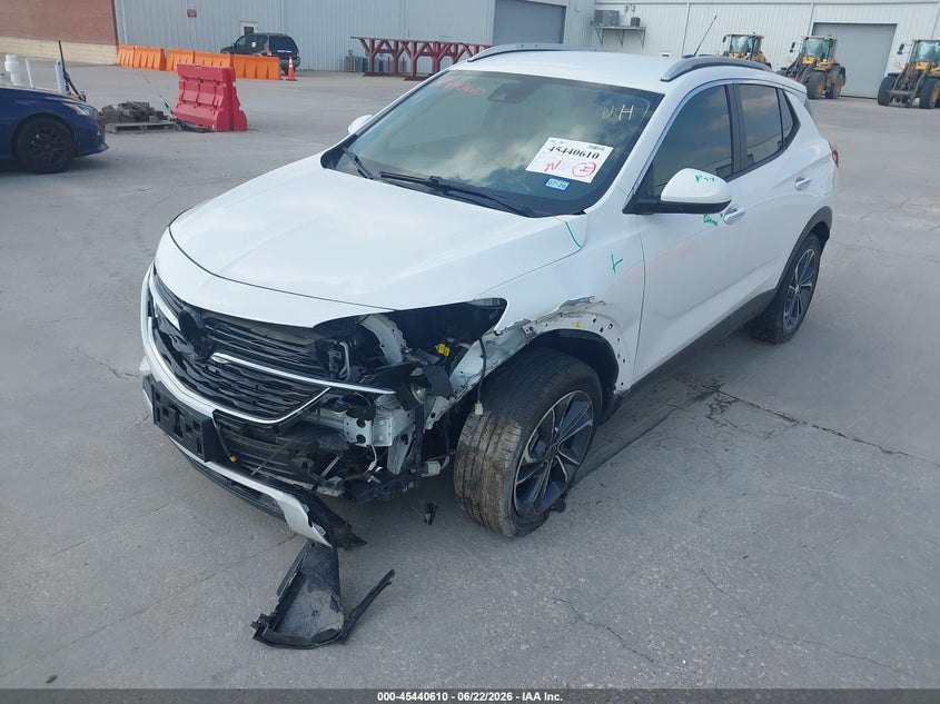 Vin: kl4mmds24pb027187, lot: 45938719, buick encore gx select fwd 20232