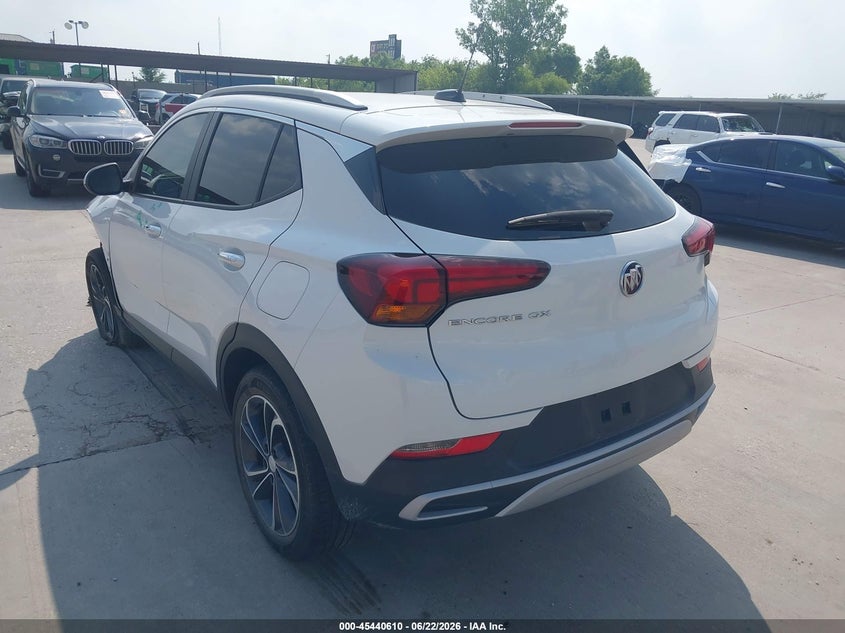 Vin: kl4mmds24pb027187, lot: 45938719, buick encore gx select fwd 20233