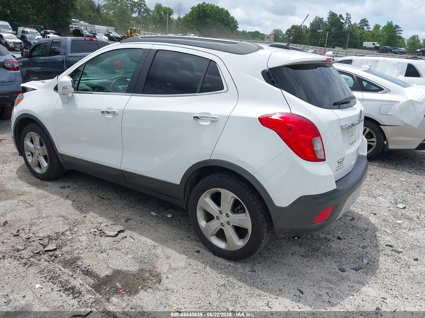 Vin: kl4cjcsb1gb707594, lot: 45938747, buick encore leather 20163