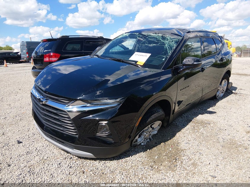 2022 Chevrolet Blazer Fwd 2lt 3GNKBCR4XNS231151 photo 1