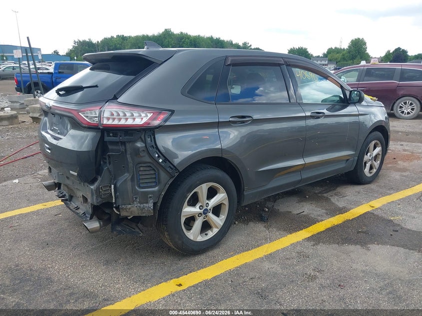 Vin: 2fmpk3g98jbb76336, lot: 45938799, ford edge se 20184