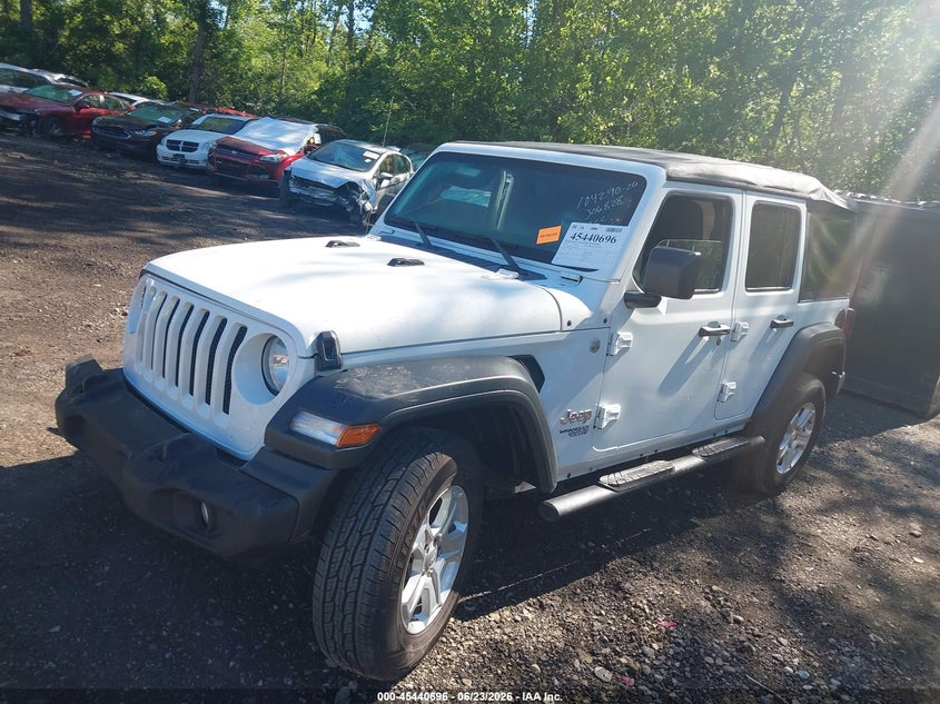 2018 Jeep Wrangler Unlimited Sport S 4x4 1C4HJXDG6JW306828 photo 1