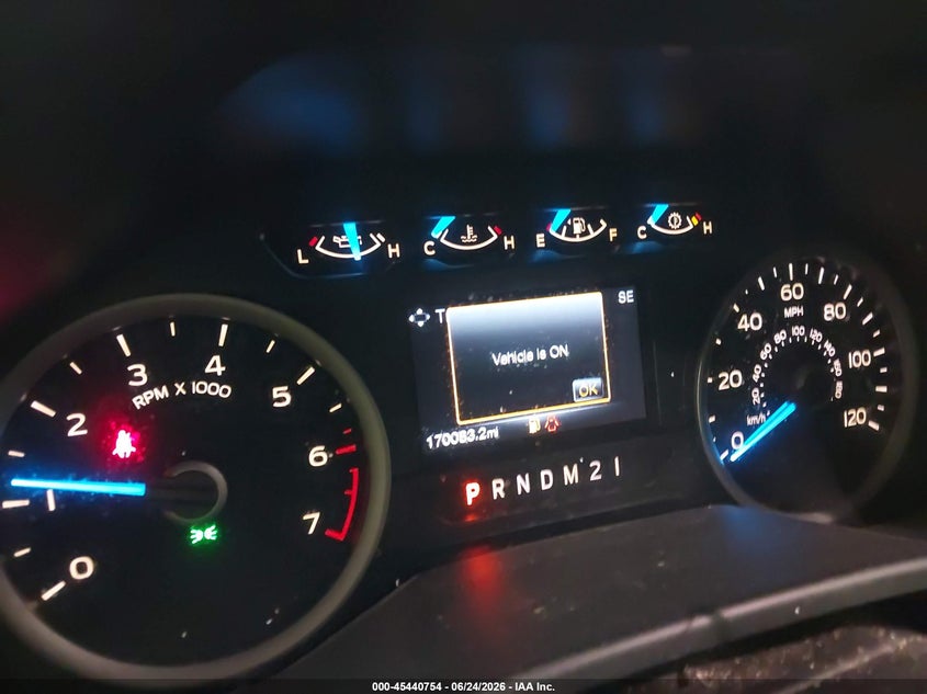 2017 FORD F-150 TRUCK 2.7L V-6 DI, DOHC, VVT, TURBO, 325HP