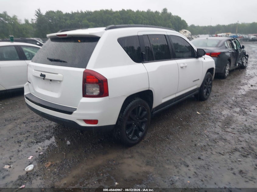 Vin: 1c4njdbb8fd427145, lot: 45939076, jeep compass altitude edition 20154