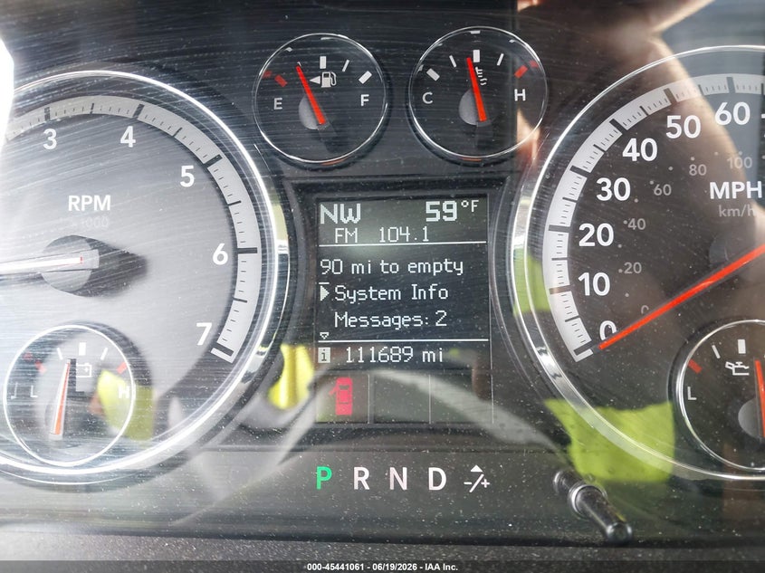 2009 Dodge Ram 1500 Slt/Trx VIN: 1D3HV16T39J503936 Lot: 45441061