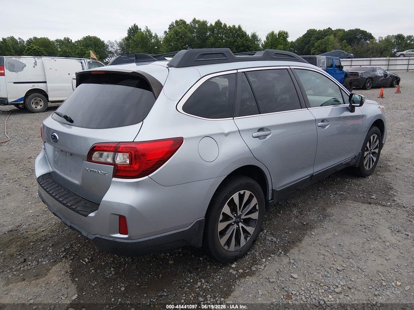 Vin: 4s4bsbjc5g3211495, lot: 45939206, subaru outback 2.5i limited 20164