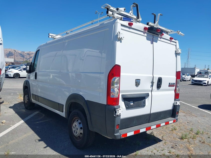 Vin: 3c6trvagxke511955, lot: 45939245, ram promaster 1500 low roof 136 wb 20193