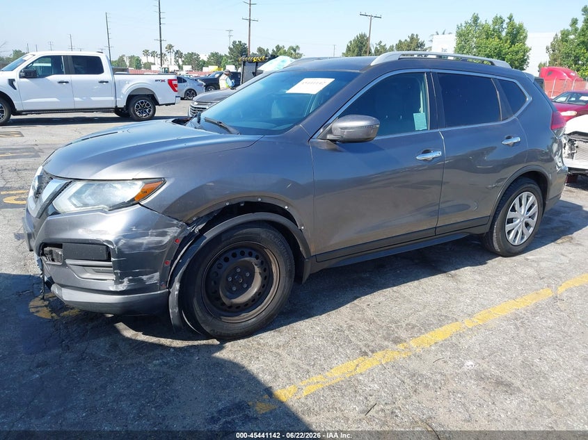 2017 Nissan Rogue, Right Rear, IAAI, VIN 5N1AT2MT6HC776280 — photo 2