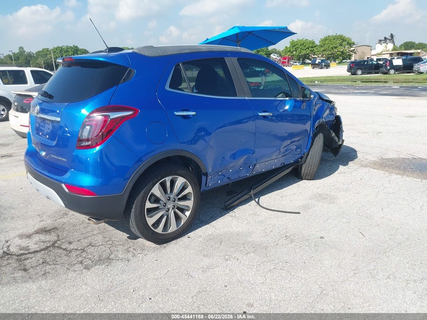 Vin: kl4cjasb2jb679137, lot: 45939297, buick encore preferred 20184