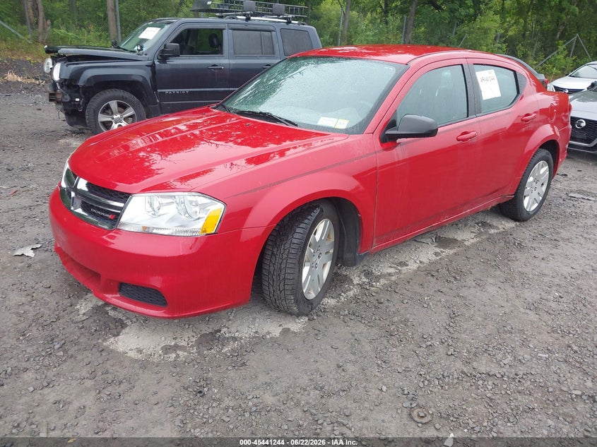 Vin: 1c3cdzab4dn588178, lot: 45939353, dodge avenger se 20132