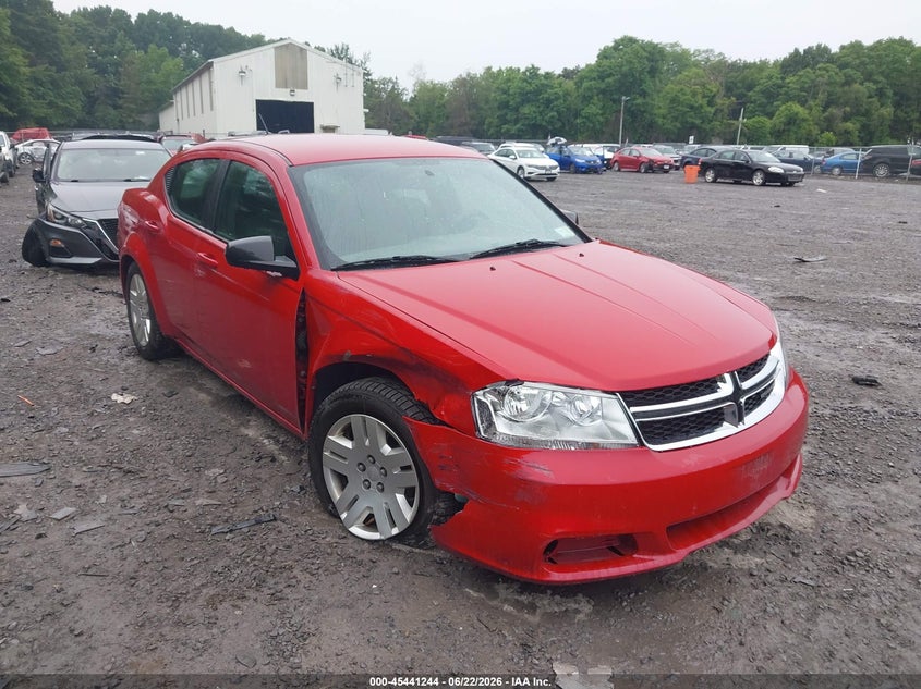2013 Dodge Avenger Se VIN: 1C3CDZAB4DN588178 Lot: 45441244