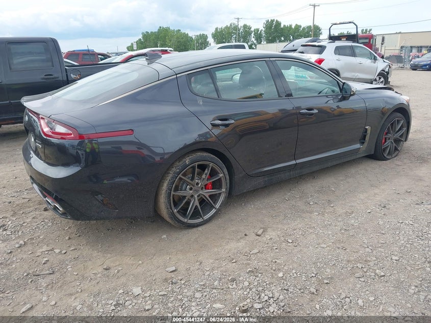 Vin: knae35lc6k6057817, lot: 45939356, kia stinger gt 20194