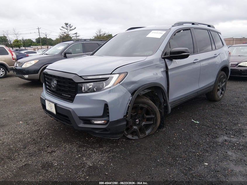Vin: 5fnyf8h89sb015899, lot: 45939389, honda passport awd black 20252
