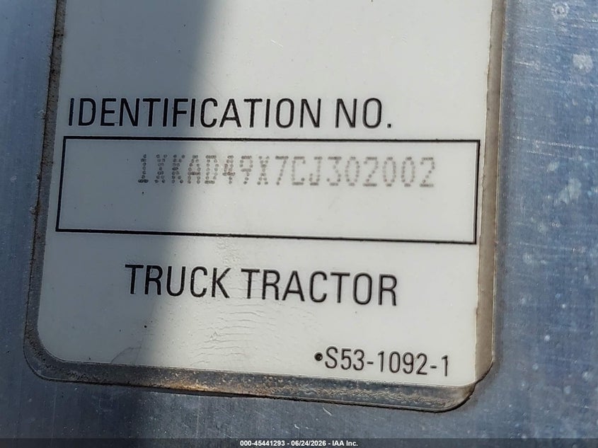 2012 OTHER KENWORTH CONSTRUCTION T660 TRUCK N/A