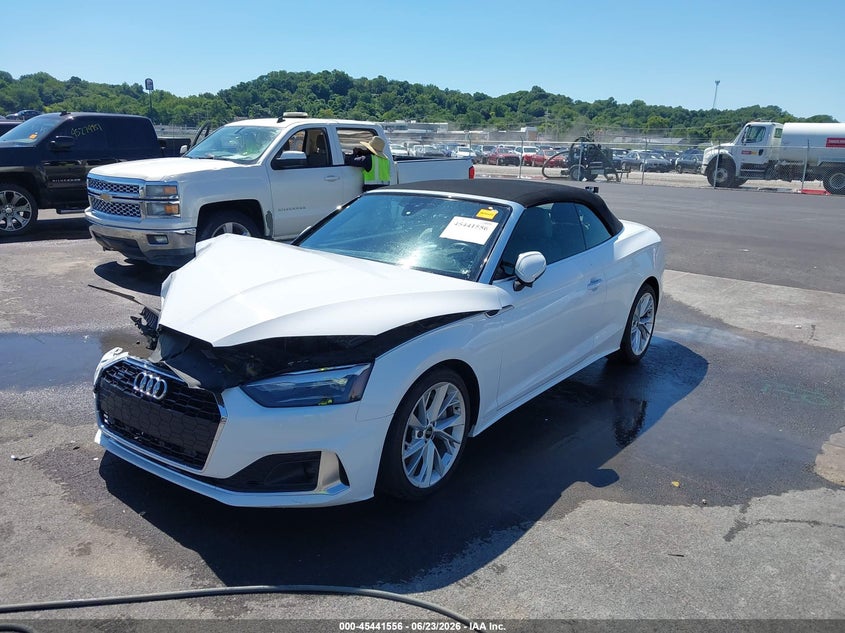 Vin: wau2agf55nn004392, lot: 45939665, audi a5 cabriolet premium 45 tfsi quattro s tronic 20222