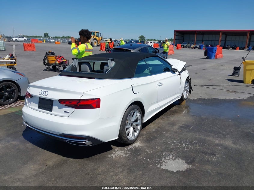 Vin: wau2agf55nn004392, lot: 45939665, audi a5 cabriolet premium 45 tfsi quattro s tronic 20224