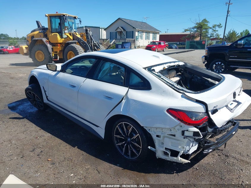 Vin: wby43aw03rfr69659, lot: 45939705, bmw i4 gran coupe edrive35 20243