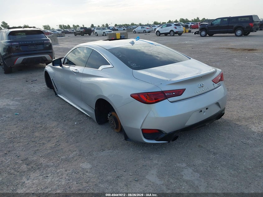Vin: jn1ev7ekxjm342417, lot: 45939721, infiniti q60 3.0t luxe 20183