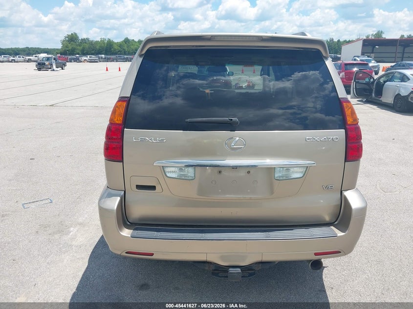 2005 Lexus Gx 470 VIN: JTJBT20X050076461 Lot: 45441627