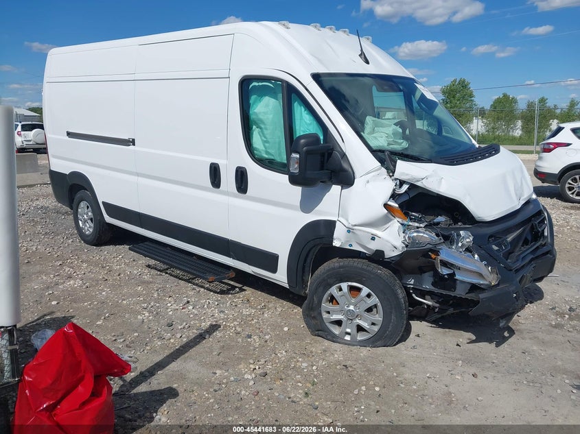 Vin: 3c6lrvdg8pe578413, lot: 45939792, ram promaster 2500 high roof 159 wb 2023 img_1