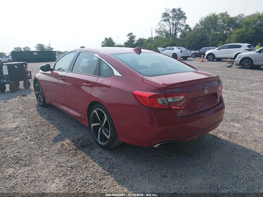 2019 HONDA ACCORD auction photo 3