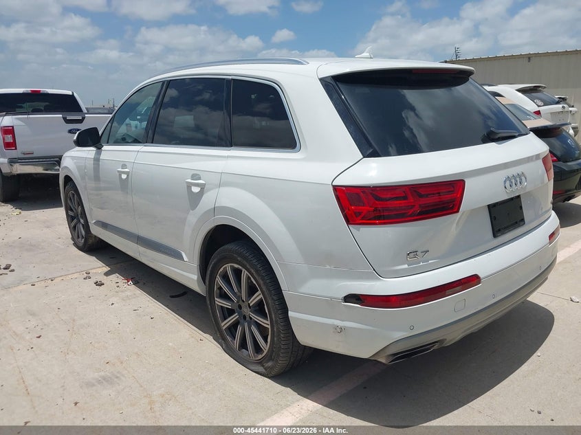 Vin: wa1ahaf73jd026023, lot: 45939819, audi q7 2.0t premium 20183