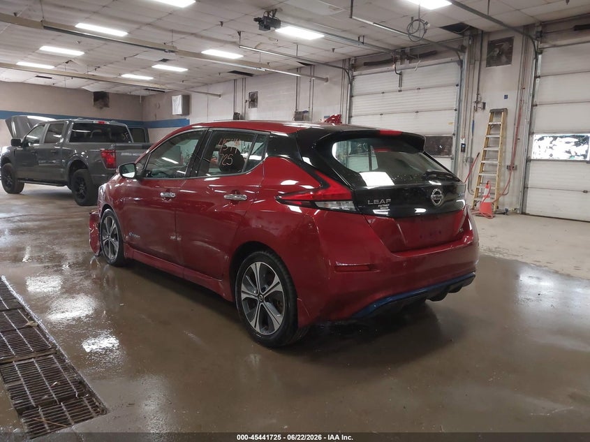 Vin: 1n4az1cp7jc300522, lot: 45939833, nissan leaf sl 20183