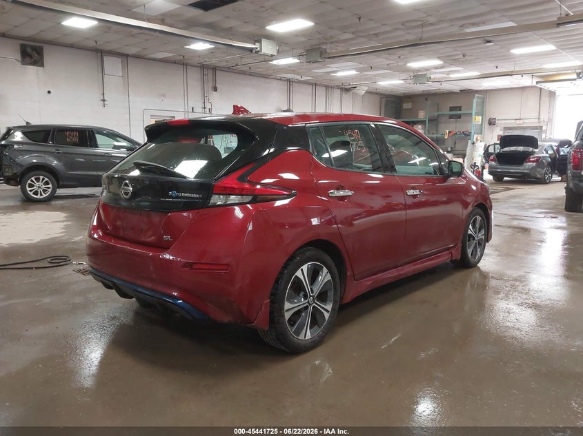 Vin: 1n4az1cp7jc300522, lot: 45939833, nissan leaf sl 20184