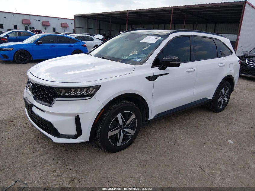 Vin: 5xyrl4lc8mg056182, lot: 45939948, kia sorento s 20212