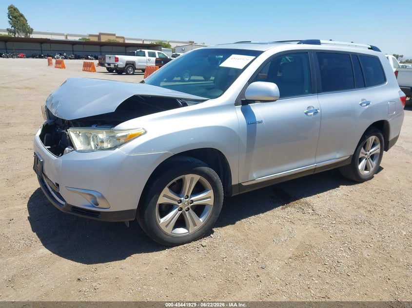 Vin: 5tdyk3eh1cs063140, lot: 45940038, toyota highlander limited v6 20122