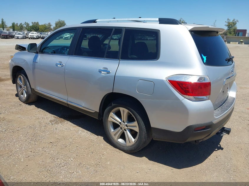 Vin: 5tdyk3eh1cs063140, lot: 45940038, toyota highlander limited v6 20123